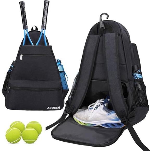 Tennis Bag Tennis Backpack - Large Tennis Bags for Women and Men to Hold Tennis - Picture 7 of 7